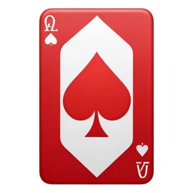 playing card sticker