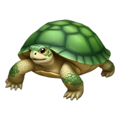 Tortue sur loutre sticker
