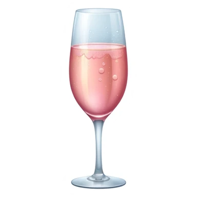 pink champagne  sticker