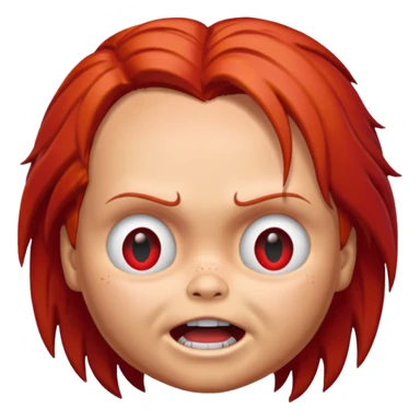 Un emojin de chuky sticker