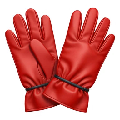 сделай красные перчатки sticker