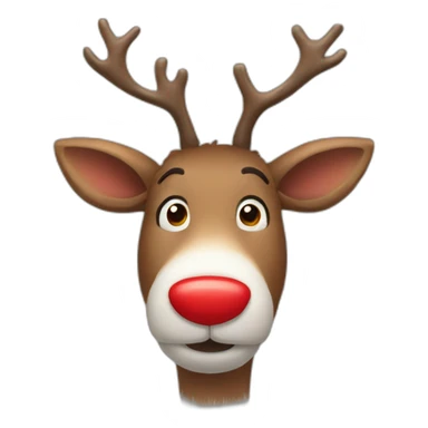 Red-Nosed Reindeer sticker