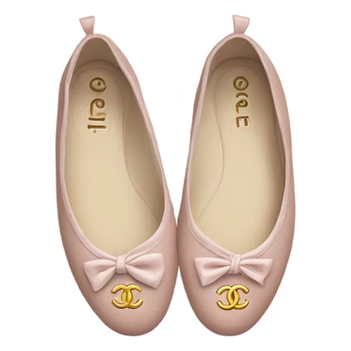 Chanel ballet flats sticker