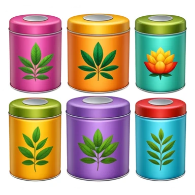 Herbal Tea Tins sticker