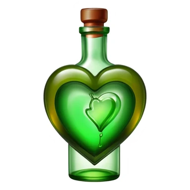 Heart of bottles of Jameson sticker