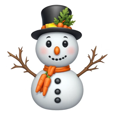 another snowman  sticker