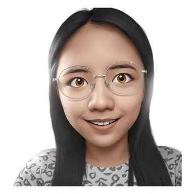 smiling girl in car interior sticker