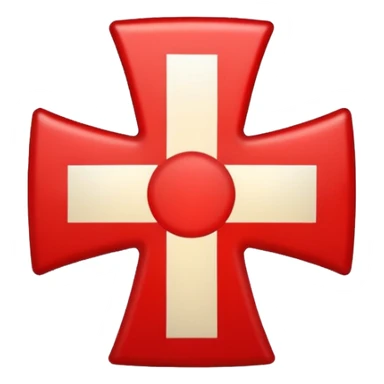 the red cross of the knights templar sticker