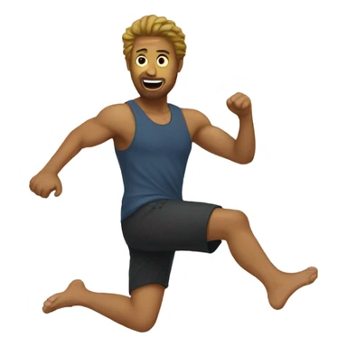 kicking my feet sticker