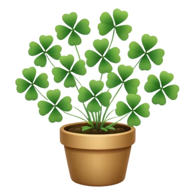 plant with small clover like leaves sticker