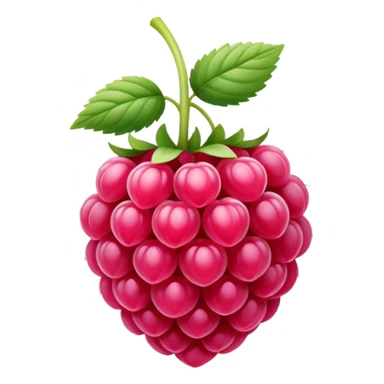 Pale pink raspberry  sticker