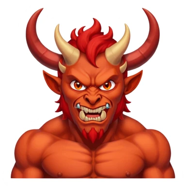 Satan from Christian Gods sticker