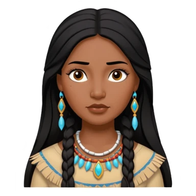 Thick Pocahontas  sticker