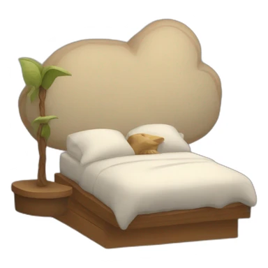 Élone musc qui dort sticker