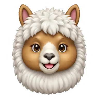 alpaca emoji sticker