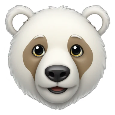 Bear polar Christmas sticker