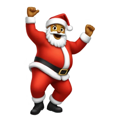 Twerking Santa sticker