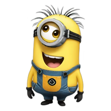 minion happy sticker