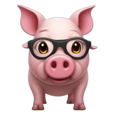 bebop pig sticker