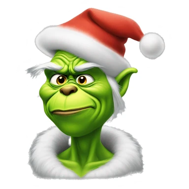 Bougie grinch sticker