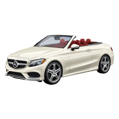 Mercedes c300 cabriolet white sticker