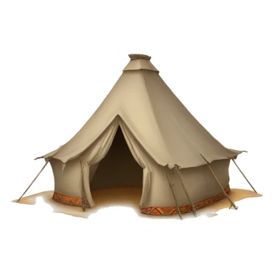 Bedouin tent sticker