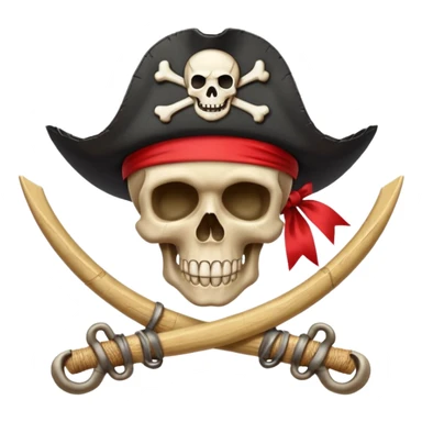 Fait moi ce drapeau a l'identique 🏴‍☠️ et rajoute sur la tête de mort un chapeau de paille avec un file rouge sticker