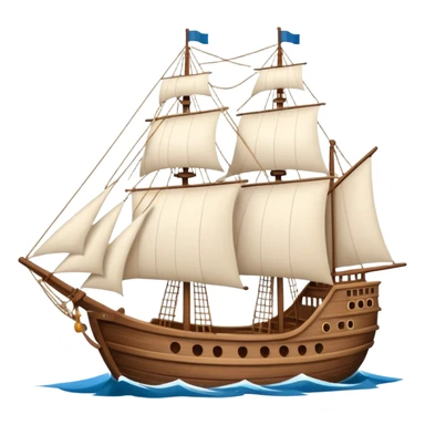Santa Maria ship sticker