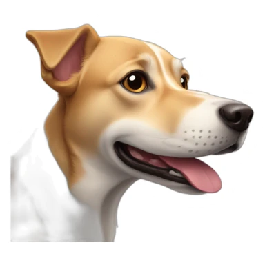 Chien avec la tête de elon musk sticker