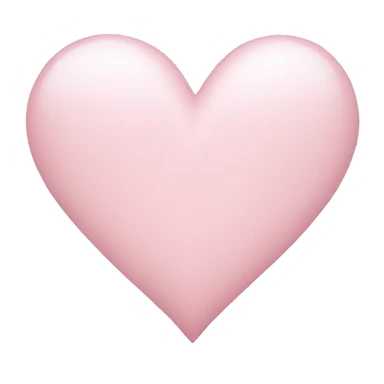 Light pink heart sticker