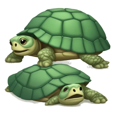 unconscious turtle sticker