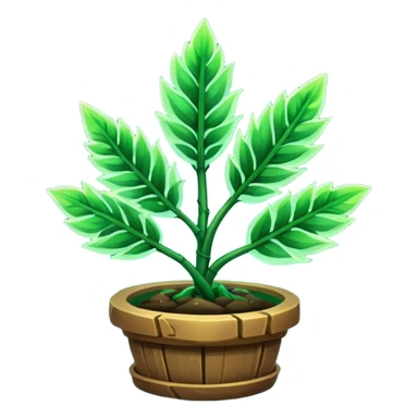 Magic giant plant sticker