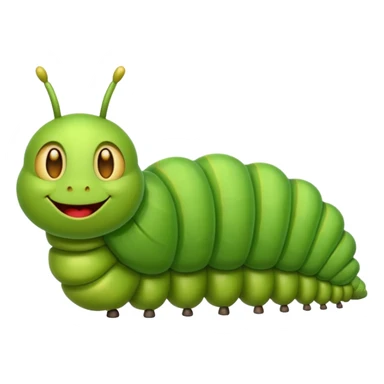 Crear un emoji similar a la oruga rusa sticker