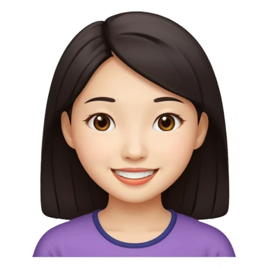 chica aseatica sticker