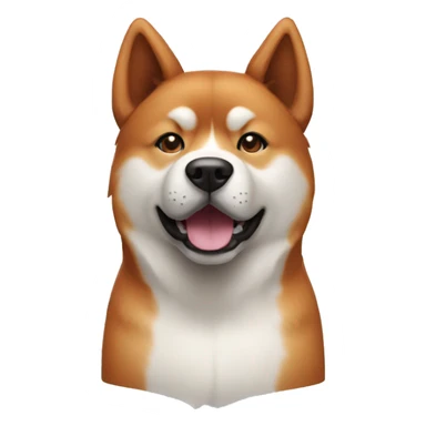 red dog akita inu sticker