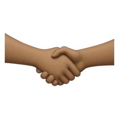 make two people shake hands sticker