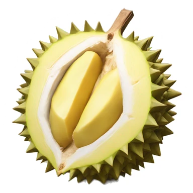 Durian fruit sticker