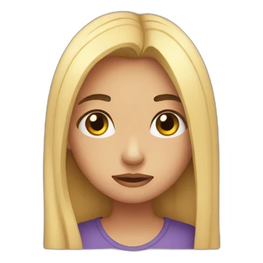 A heartbroken girl sticker