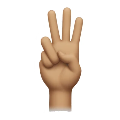 stickman showing two finger sticker