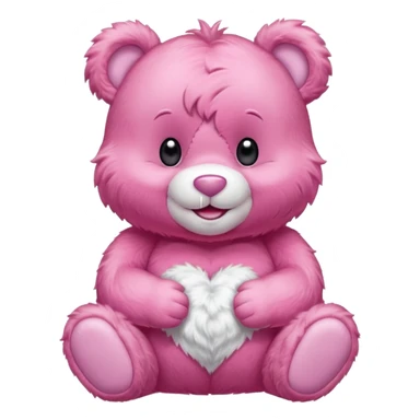 Pink Care Bear sticker