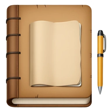 beige journal sticker