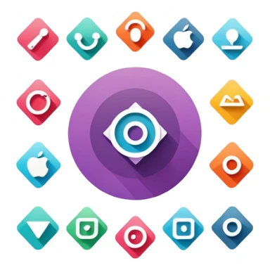 branding department icon sticker