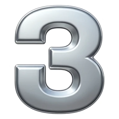 The number thirty two sticker