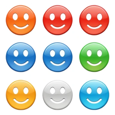 button without eyes sticker