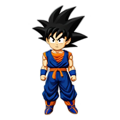 Dragon Ball Z Goku sticker