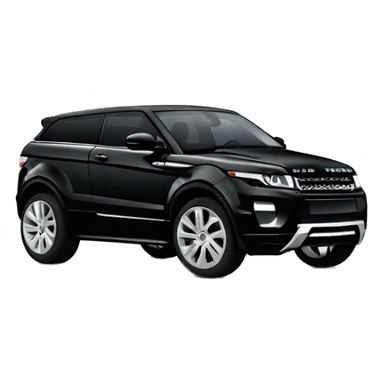 Range Rover evoque in black  sticker