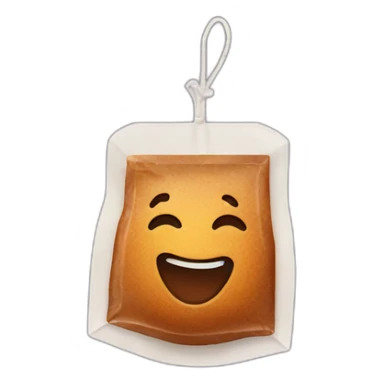 Tea-bag sticker