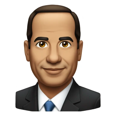 Egypt president Abdelfattah Sisi sticker