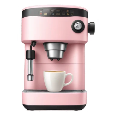Light Pink coffee machine  sticker