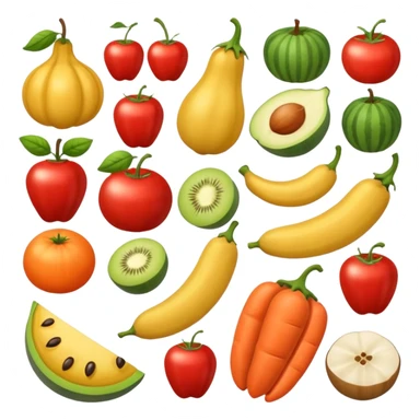 one photo with food like catalog cards from delivery  sticker